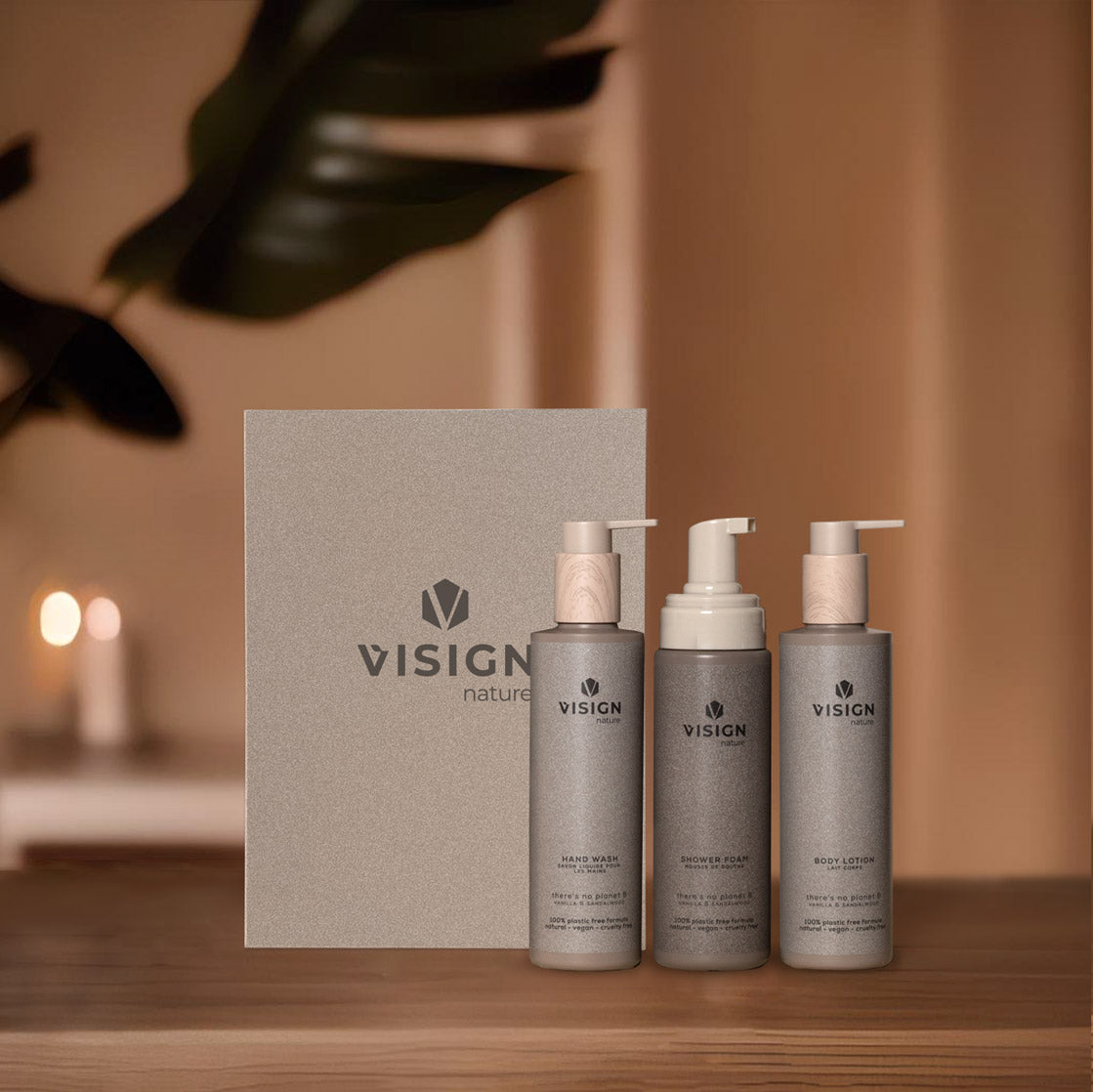 Gift Box Shower Foam + Body Lotion + Hand Wash | There's no planet B