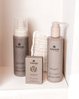 Gift Box Shower Foam + Body Lotion + Shampoo Bar + Solid Bar Bag | There's no planet B