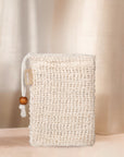 Solid Bar Bag White - Wooden Bead